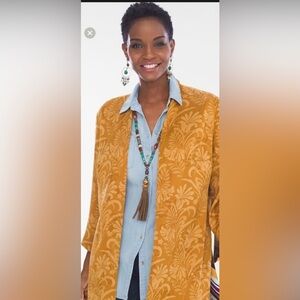 NWT CHICO’s Reversible Kimono Jacket size 0